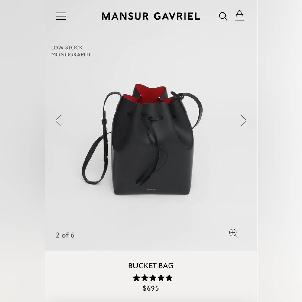 Mansur Gavriel Bucket Bag